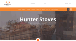 Desktop Screenshot of hunterstoves.co.uk