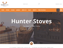 Tablet Screenshot of hunterstoves.co.uk